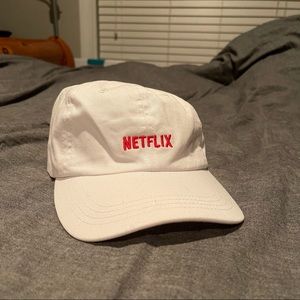 Netflix Original Merch Dad Hat in White